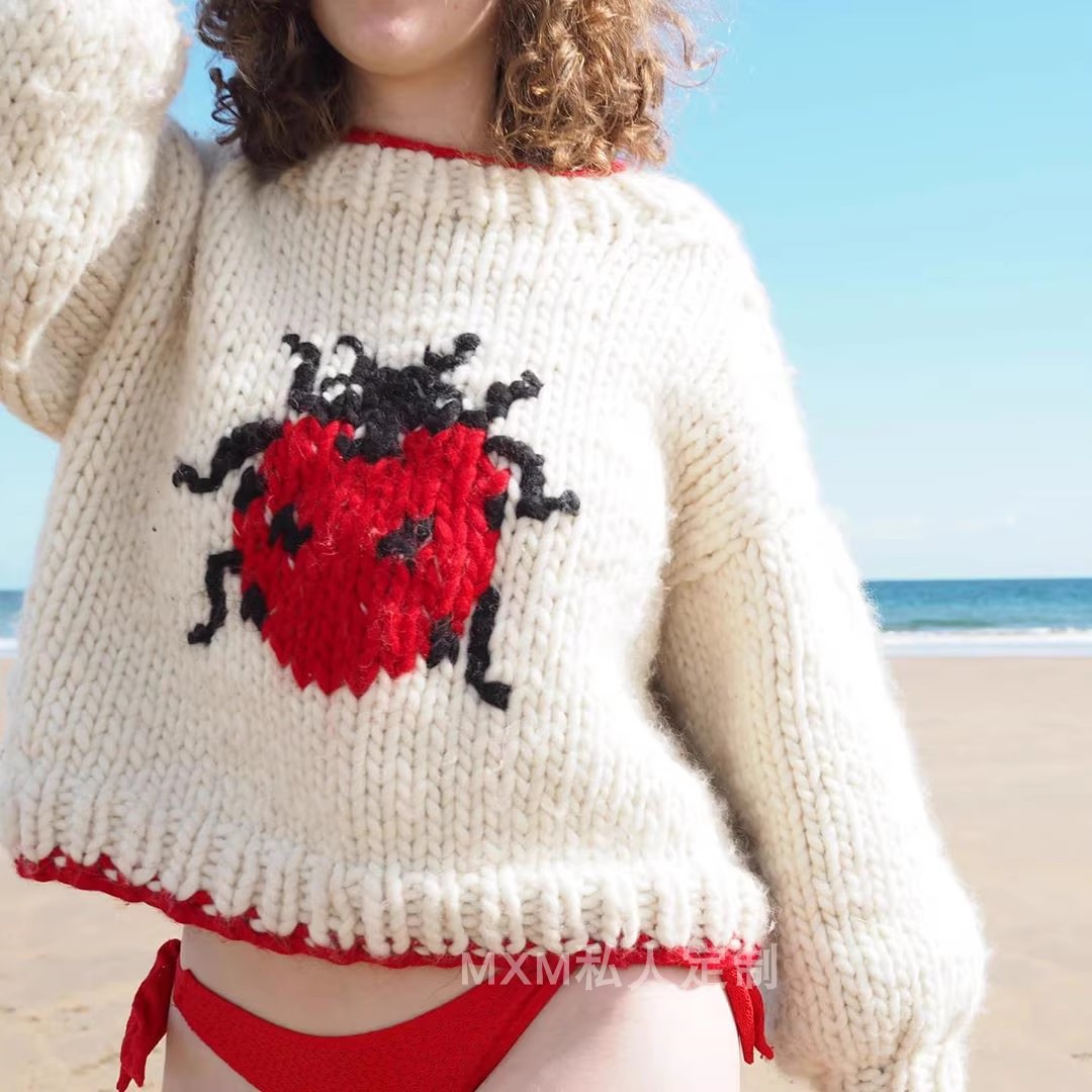 Star Ladybug Pattern Pure Wool - Embroidery Lady Bug review and price